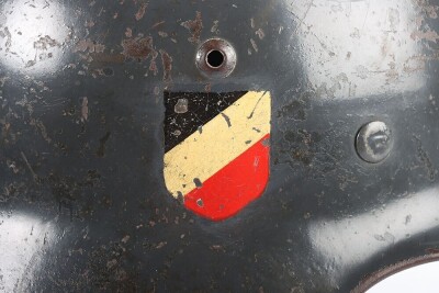 WW2 German Luftwaffe M35 Double Decal Steel Helmet. - 8
