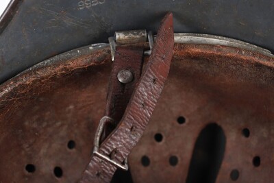 WW2 German Luftwaffe M35 Double Decal Steel Helmet. - 14