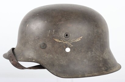 WW2 German Luftwaffe M42 Steel Helmet.