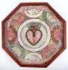 An early 19th century sailor’s shell valentine of typical octagonal form