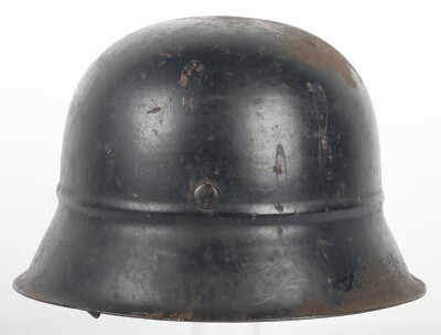 WW2 German M42 Beaded, Civil Defence Helmet. - 3