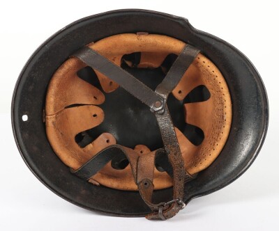 WW2 German M34 Fire Police Helmet. - 9
