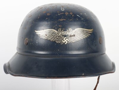 WW2 German Luftschutz Gladiator Helmet. - 7