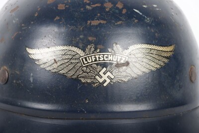 WW2 German Luftschutz Gladiator Helmet. - 8