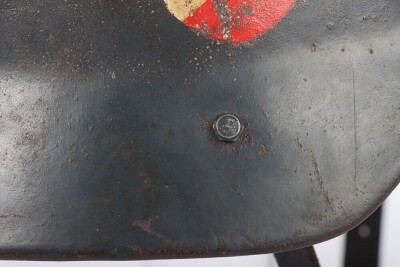 WW2 German Luftwaffe M35 Double Decal Helmet Shell. - 10