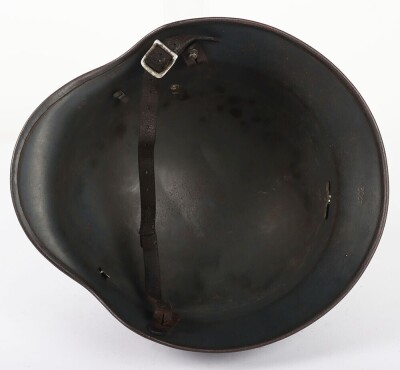 WW2 German Luftwaffe M35 Double Decal Helmet Shell. - 12