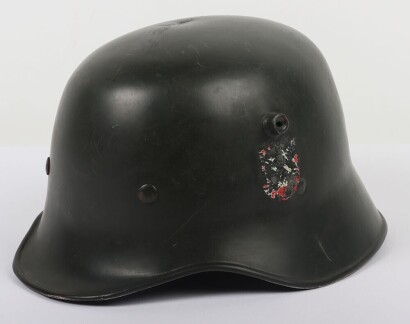 WW2 German Waffen SS Aluminum Parade Helmet.