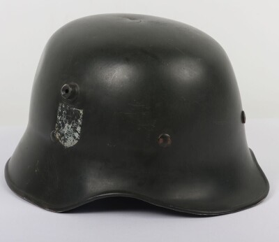 WW2 German Waffen SS Aluminum Parade Helmet. - 2