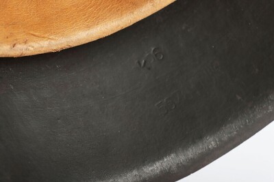 WW2 German Army (Heer) M42 Single Decal Steel Helmet. - 2