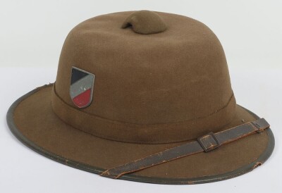 WW2 German Army Afrikakorps (D.A.K) Pith Helmet - 3
