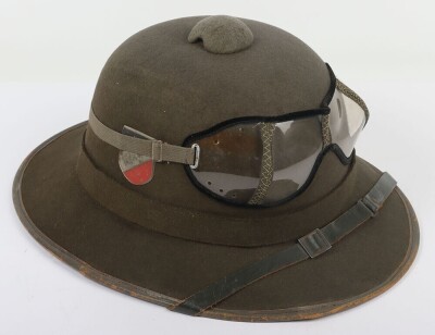 WW2 German Army Afrikakorps (D.A.K) Pith Helmet - 3