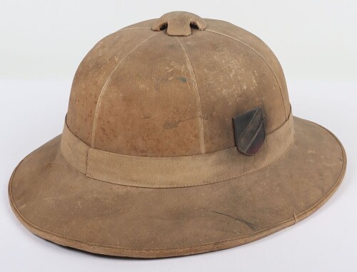 WW2 German Army (Heer) Tropical Pith Helmet