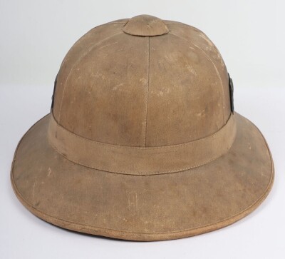 WW2 German Army (Heer) Tropical Pith Helmet - 3