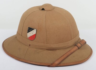 WW2 German Kriegsmarine Tropical Pith Helmet - 3
