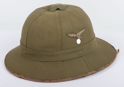 WW2 German Luftwaffe Afrikakorps (D.A.K) Tropical Pith Helmet