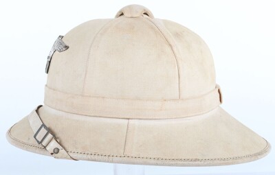 WW2 German Kriegsmarine Administration Officers Tropical Sun Helmet - 4