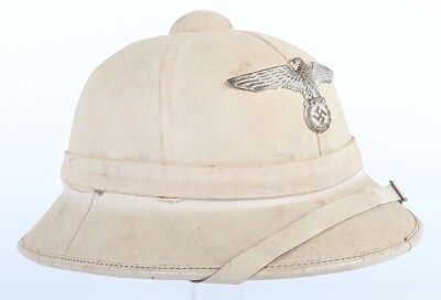WW2 German Kriegsmarine Administration Officers Tropical Sun Helmet - 7