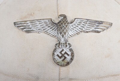 WW2 German Kriegsmarine Administration Officers Tropical Sun Helmet - 8