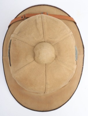 WW2 German Luftwaffe, Afrika Korps Tropical Pith Helmet. - 8