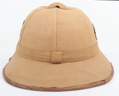 WW2 German Kriegsmarine Afrika Korps Tropical Pith Helmet. - 3