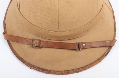 WW2 German Kriegsmarine Afrika Korps Tropical Pith Helmet. - 4