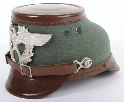 Third Reich Rural Police Other Ranks Shako - 3