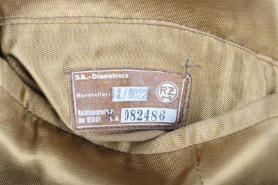 Third Reich SA (Sturmabteilung) Service Dress Uniform - 30
