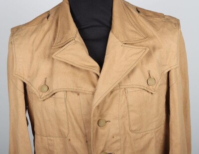 WW2 German Waffen-SS Tropical Tunic 'Sahariana', - 2