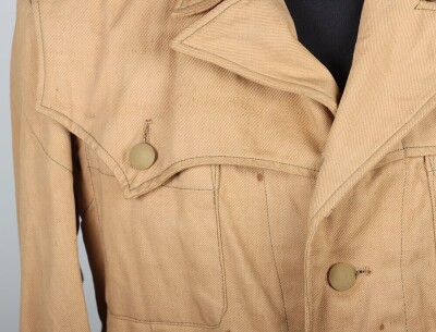 WW2 German Waffen-SS Tropical Tunic 'Sahariana', - 3