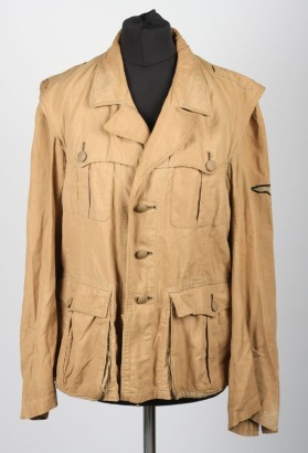WW2 German Waffen-SS Tropical Tunic 'Sahariana'