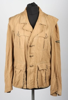 WW2 German Waffen-SS Tropical Tunic 'Sahariana'