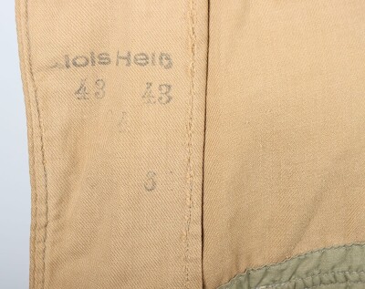 WW2 German Waffen-SS Tropical Tunic 'Sahariana' - 10