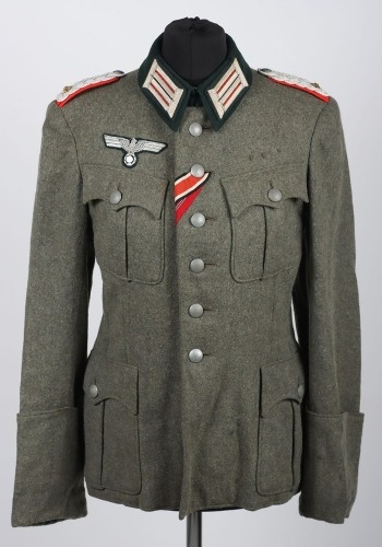 WW2 German Artillery Officers Private Purchase Combat Tunic