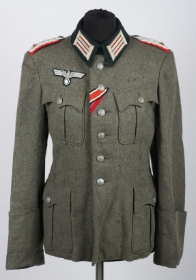 WW2 German Artillery Officers Private Purchase Combat Tunic