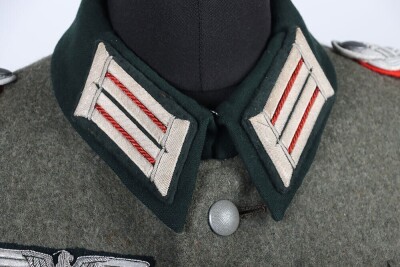 WW2 German Artillery Officers Private Purchase Combat Tunic - 10