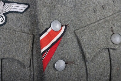 WW2 German Artillery Officers Private Purchase Combat Tunic - 11