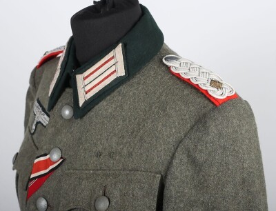 WW2 German Artillery Officers Private Purchase Combat Tunic - 12