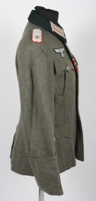 WW2 German Artillery Officers Private Purchase Combat Tunic - 15