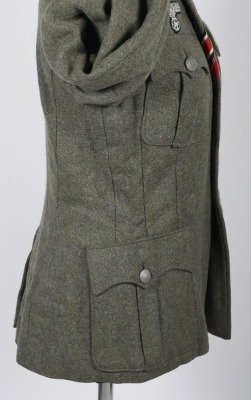 WW2 German Artillery Officers Private Purchase Combat Tunic - 16