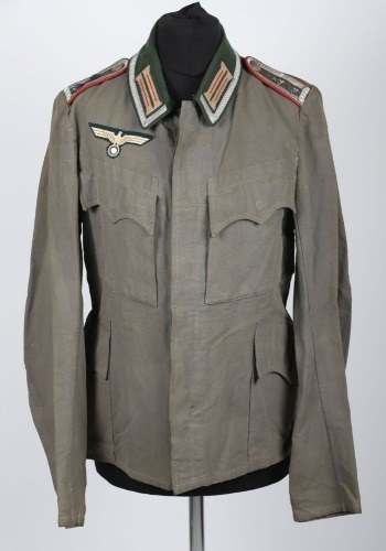 WW2 German Artillery NCO's Lightweight Combat Tunic