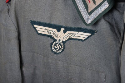 WW2 German Artillery NCO's Lightweight Combat Tunic - 4