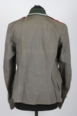WW2 German Artillery NCO's Lightweight Combat Tunic - 9