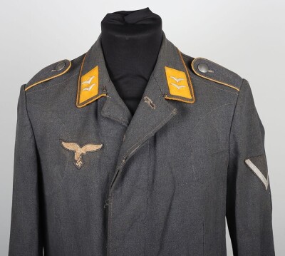 WW2 German Luftwaffe Flight Section Other Ranks Fliegerblouse Tunic - 3