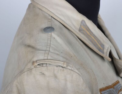 WW2 German Afrikakorps Tropical Bleached Combat Tunic - 12