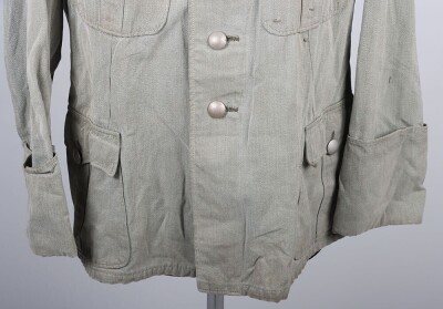WW2 German Infantry Officers Summer Weight Combat Tunic - 11