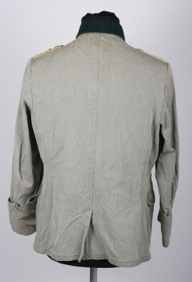 WW2 German Infantry Officers Summer Weight Combat Tunic - 13