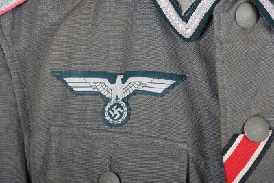 WW2 German Panzer NCO's Lightweight Combat Tunic - 5