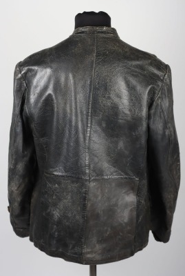 WW2 German Kriegsmarine Leather, Jacket and Trousers, U-Boat Crews. - 6