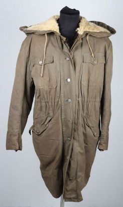 WW2 German M43, Field Grey Winter 'Kharkov' Parka, Fur Lined.