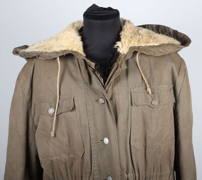WW2 German M43, Field Grey Winter 'Kharkov' Parka, Fur Lined. - 2
